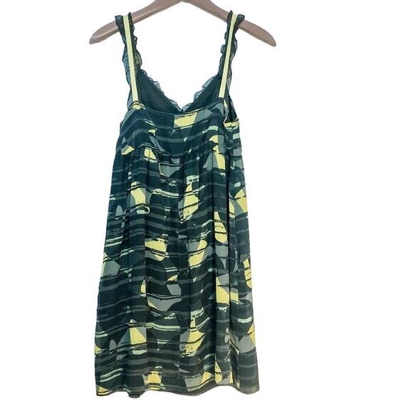 Anthropologie Hero & Leander 100% Silk Mini Dress Geometric Shapes Size S - Picture 7 of 7